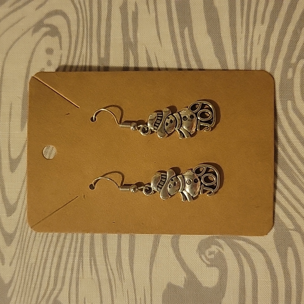 Snowmen "JOY" Earrings